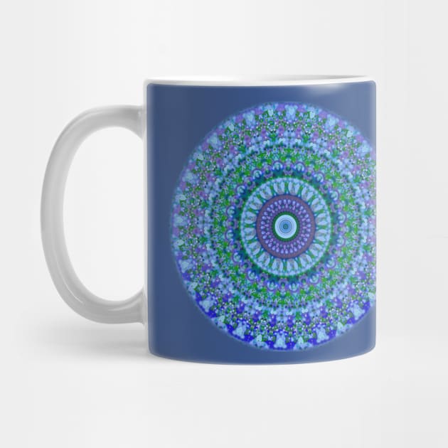 Blue Spirit Mandala by InspiraImage